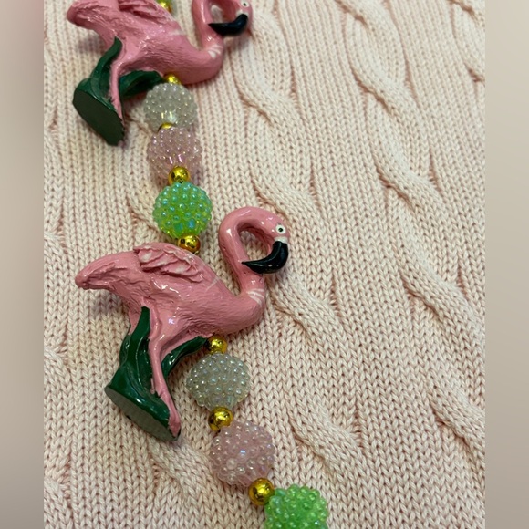 Vintage Flamingo Kitsch Necklace - Picture 5 of 6